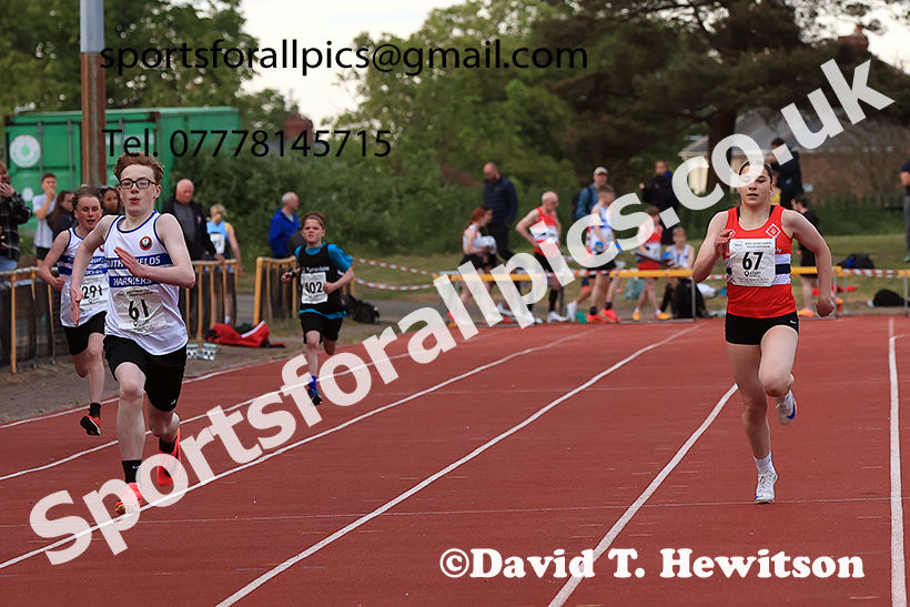 The 200 metres, 2025 NEGP No 2, Monkton Stadium, Wednesday, May 28th. Photo: David T. Hewitson/Sports for All Pics